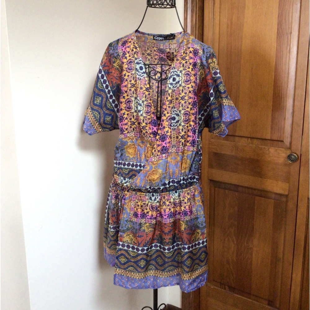 Gypsy 05 silky wrap dress, Small, New with tags